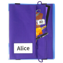 A4 Document File Bag with Handle Cute Student Stationery Bag Business Document Organizer Filing Products,