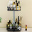 Rotatable Kitchen Spice Container Rack Jar Organizer Countertop Corner Bottle Rack Spice Rack Kitchen Storage Shelf S 5