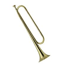 Beginner B Flat Trumpet Gold Plated Brass with Mouthpiece, Easy Play Valve Action for Students
