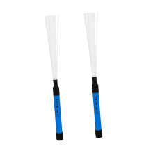 Drum Brushes Nylon with ABS Handle Ergonomic Grip for Jazz Drumming Cajon Percussion Quiet Play