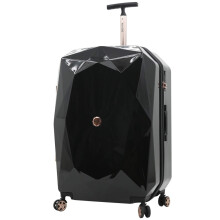 kensie Women's Gemstone Luggage Set, Black, 2 Piece Set (28"/20"), Gemstone Luggage Set