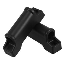 2pcs Recliner Footrest Replacement Parts, Plastic Sofa Sliders, Heavy Duty and Easy Installation