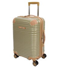 London Fog Chelsea 20" Expandable Spinner, Champagne, Carry-On 20-Inch, Chelsea 20" Expandable Spinner
