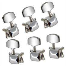 Guitar Tuners 3R 3L Silver Acoustic Machine Heads with Accurate Pitch Control and Smooth Action