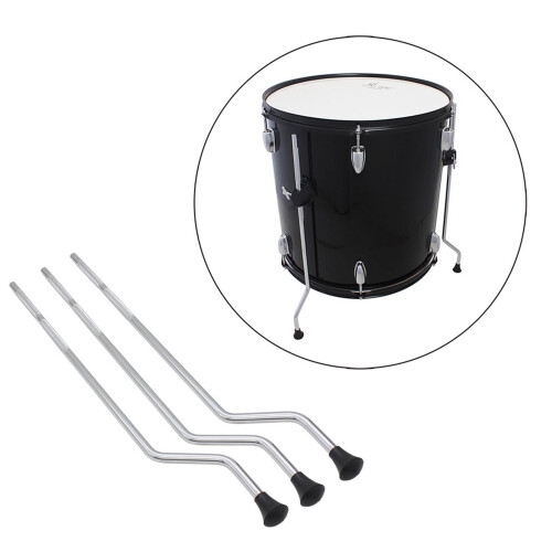 3Pcs Adjustable Metal Drum Legs Set for Percussion Instruments, Durable and Easy Installation 1