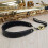 Adjustable Leather Saxophone Neck Strap with Breathable Padded Harness for Comfortable Support 3