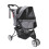 PETIQUE Glacier Pet Stroller Dog Cat Buggy Foldable Slate Grey 1