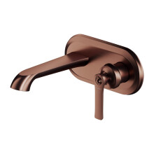 Omnires Bathroom tap for Sink which is Mount Under The Plaster Y - Black/Gold - Y1215HBLGL