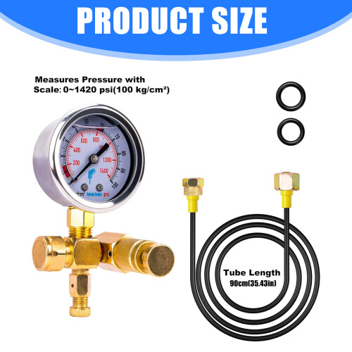 Corrosion Resistant Nitrogen Testing Set for Various Hydraulic 2