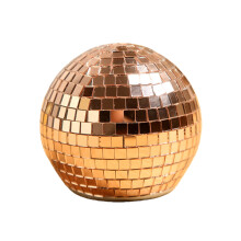 Mirror Glass Beer Bottle Opener Disco Ball Design-rose gold