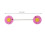Drape Tieback Holders Curtain Tiebacks Flower Curtain-Pink 3