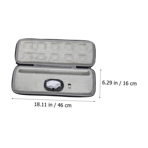 Keyboard Carrying Case with ShockAbsorbing Padding, Accessory Pockets, Adjustable Strap, Fits FullSize Keyboards 1