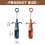 Manual Press Jujube Date Cores Extractor Plastic Kitchen-Blue 3