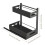 Multifunctional Under Sink Drawer Rack For Bathroom And-Black 3
