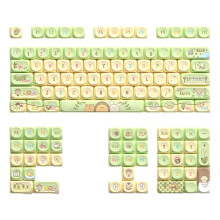 Cute Cartoon Animal Keycap Set 120 Keys for Mechanical Gaming Keyboard Full Coverage and Easy Replacement
