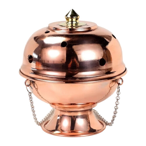 Artistic Tibetan Copper Hanging Incenses Burners-small