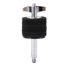 Durable Aluminum Alloy Cymbal Stacker for Drum Set, Shock Absorbing Easy Install Black Attachment