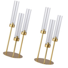 Set van 2 elegante, moderne acryl- en ijzeren-goud 3 aanbetaling