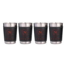 Insulated Double Walled Vodka Shot Glasses Nonrust Steel-180ML