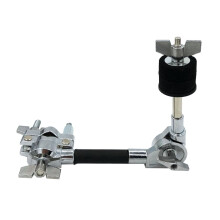 Adjustable Cymbal Boom Arm with Clamp, Compact Extension Bracket for 3/8 to 5/8 Inch Rods