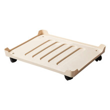 Plant Caddy with Wheels for Heavy Pots, Plastic Rolling Plant Stand with Casters for Bonsai