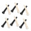 12pcs Acoustic Guitar Bridge Pins with Elegant Inlay Design, Plastic String Pegs for Secure String Anchoring 1