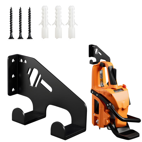 Space Saving Wall Holder for Chainsaws Offering Horizontal