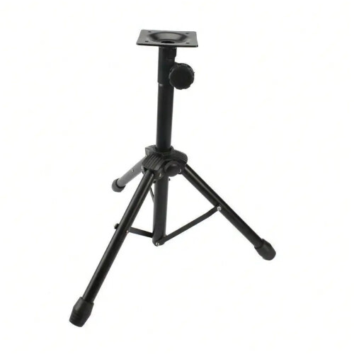 Drum Throne Black Padded Seat Adjustable Height Drummer Stool with Stable Tripod Base 2