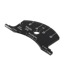 Violin Bridge Template Measuring Tool with Accurate String Height Gauge and Multifunction Design
