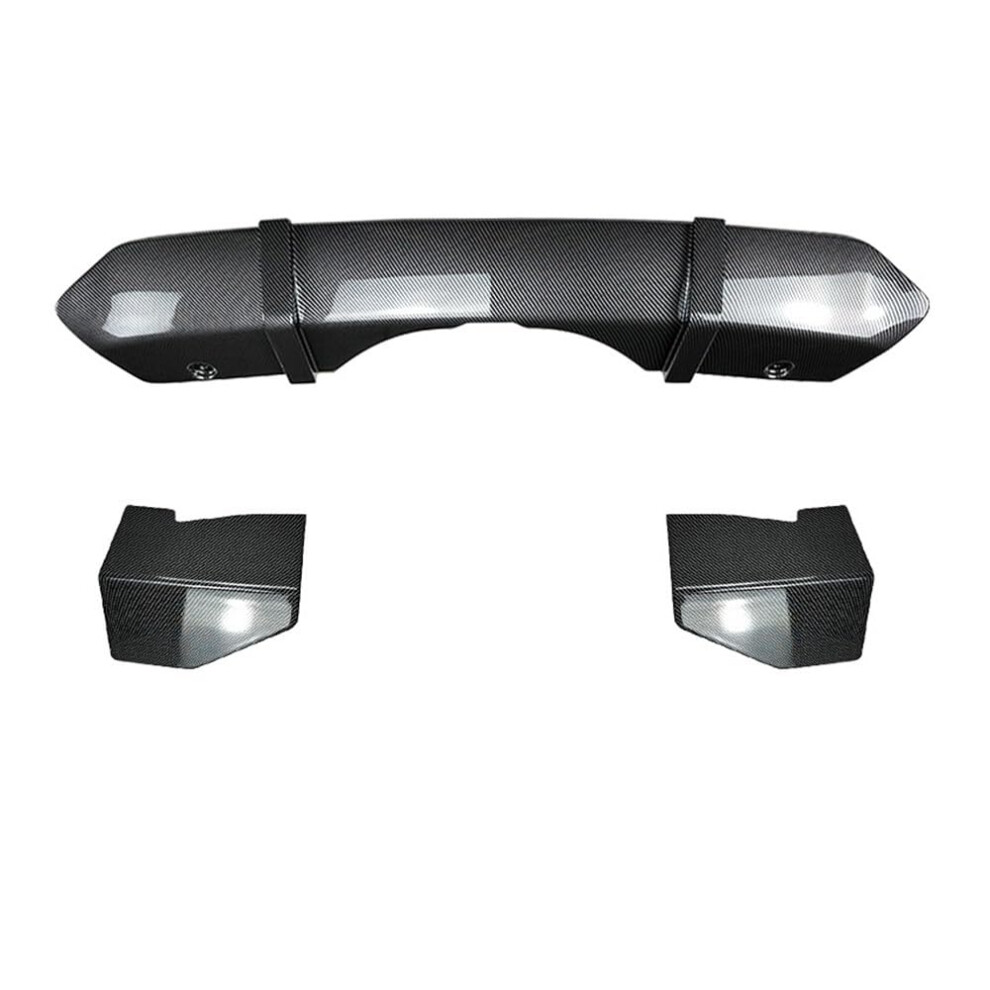 Rear Diffuser Lip Spoiler Carbon Look Finish Sporty Rear Upgrade For Bmw X5 F15 M Sport 20142018 9330225010593