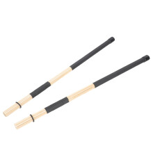 19Piece Wooden Jazz Drumsticks and Professional Drum Brushes Set with Ergonomic Comfortable Grip