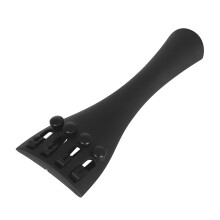 Carbon Fiber Violin Tailpiece with 4 Fine Tuners for 4/4 Violin Lightweight Durable Fit
