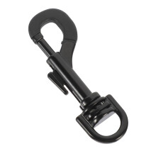 Saxophone Shoulder Strap Hook with Swivel Snap Clip, Black 6.65 x 2 cm Compact Exact Fit