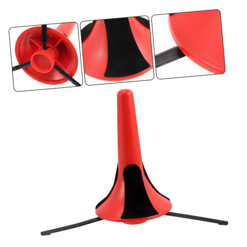 2 Pack Clarinet and Flute Stand with Stable Upright Support, Detachable Foldable Dual Holder 2