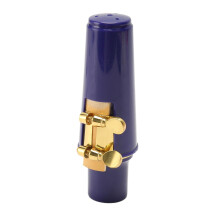 Alto Saxophone Mouthpiece with Ligature and Cap for Clear Tone Projection and Secure Reed Placement