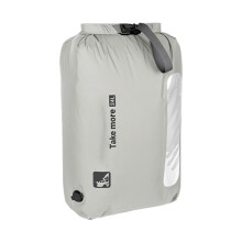 Waterproof TPU Vacuum Sealing Bag Drawstring Closures-grey 24L