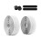 2Pcs Comfortable Bikes Handlebar Tape Bicycles Handlebar-White 1