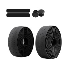 2 stuks fietsen stuurlint schokabsorptie handvat wrap-Zwart