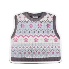 Cute Knitted Sweater Mouse Pad with Lamb Print, Cozy Non Slip Base, Rapid Water Absorption for Laptop