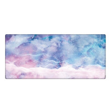 Large Desk Mat 24x12 Inch PU Leather Marble Pattern NonSlip Gaming Mouse Pad Easy Clean Washable for Office Home