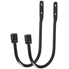 Curtain Holdback, Wall Mounted Curtain Tieback Hooks, Metal Decorative Window Drapery Holder Curtain Hook