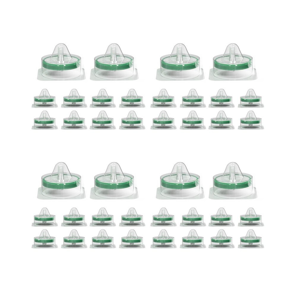 Sterile Syringe Filter PES (Polyethersulfone), Hydrophilic Filtration, 33mm Membrane Diameter, 0.22Âµm Pore Size 40Pcs