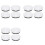 12Pcs 18cm Light Diffuser,Soft Diffuser Lamp Cover White Lamp Shade Diffuser,for Studio Strobe Reflectors 1