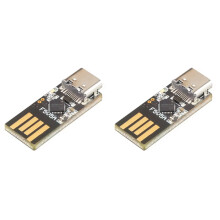 2X for Raspberry Pi5 USB A-C PD Adapter PD Trigger Activation Power USB-A to USB-C Adapter for Raspberry Pi 5