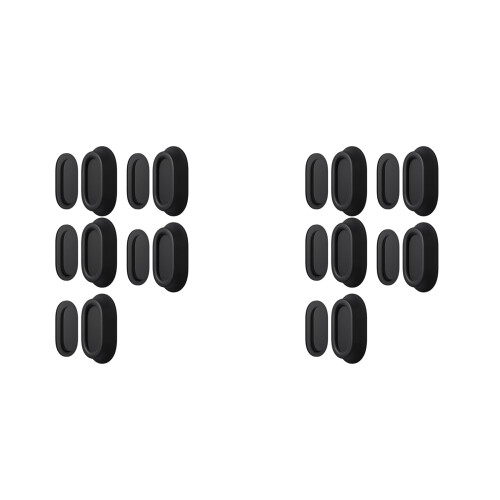 Lot de 10 Supports de Télécommande Magnétiques Muraux en Silicone pour Télécommande et Chargeur de Télécommande TV