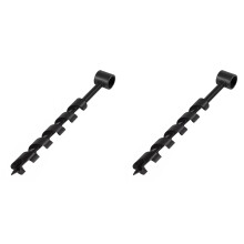 2Stück 1 Zoll Handbohrerschlüssel, 1 X 12 Zoll Manueller Holzbohrer mit Öse für Camping und Survival und Als Rucksackwerkzeug