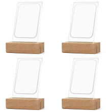 4pcs 3 Inch Frame for  Instax  12 Film LED Light Transparent Photo Frame for Instant Camera  11
