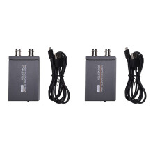 2X AHD/TVI/CVI/CVBS to -Compatible Converter Adapter HD 1080P/720P Video Converter Adapter for Converting Belt Ring
