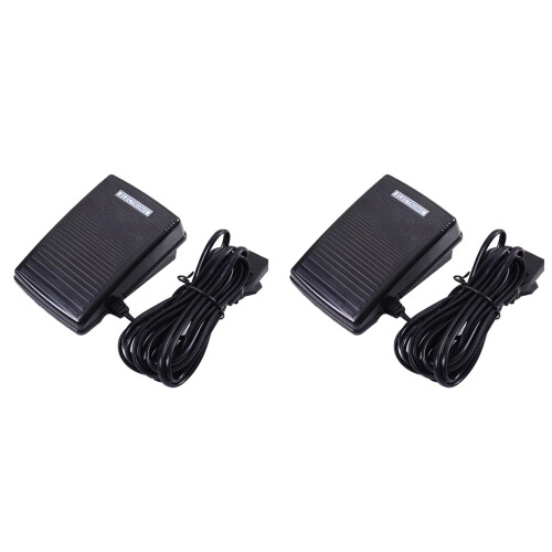 2X Sewing Machine Speed Controller Foot Control Pedal Accessories Electronic W Cord for Singer 4411 4423,EU Plug 1
