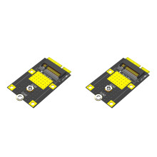 2X MSATA Till M.2(NGFF) Key B Adapter för 2230/2242 SSD-Kort Adapter för Multisystemdatorer